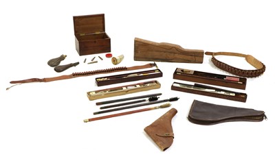 Lot 77 - Four gun cleaning kits and accessories