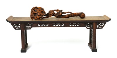 Lot 344 - A boxwood ruyi sceptre
