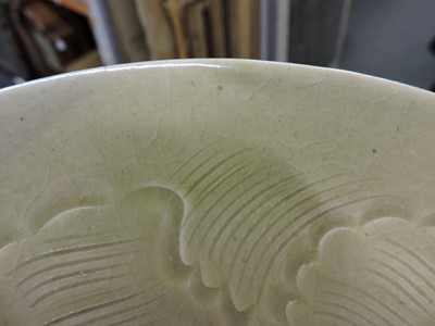 Lot 157 - A Chinese celadon bowl