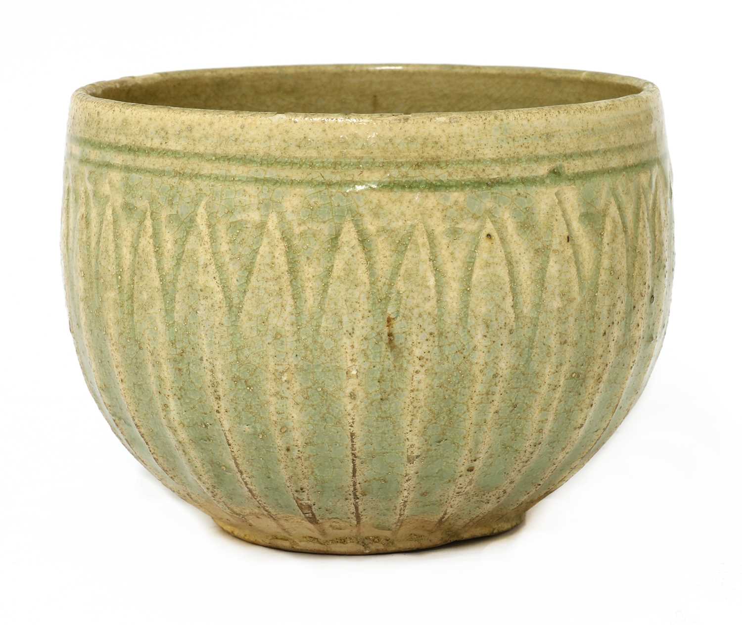 Lot 5 - A Chinese celadon-glazed bowl
