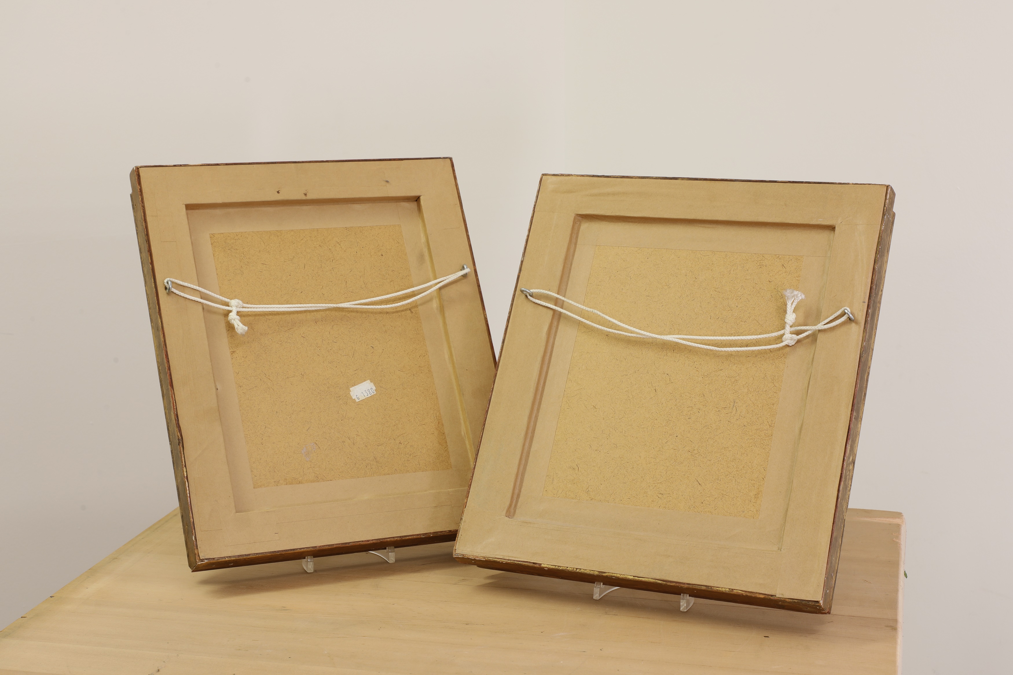 Lot 412 A pair of Derby painted porcelain plaques,