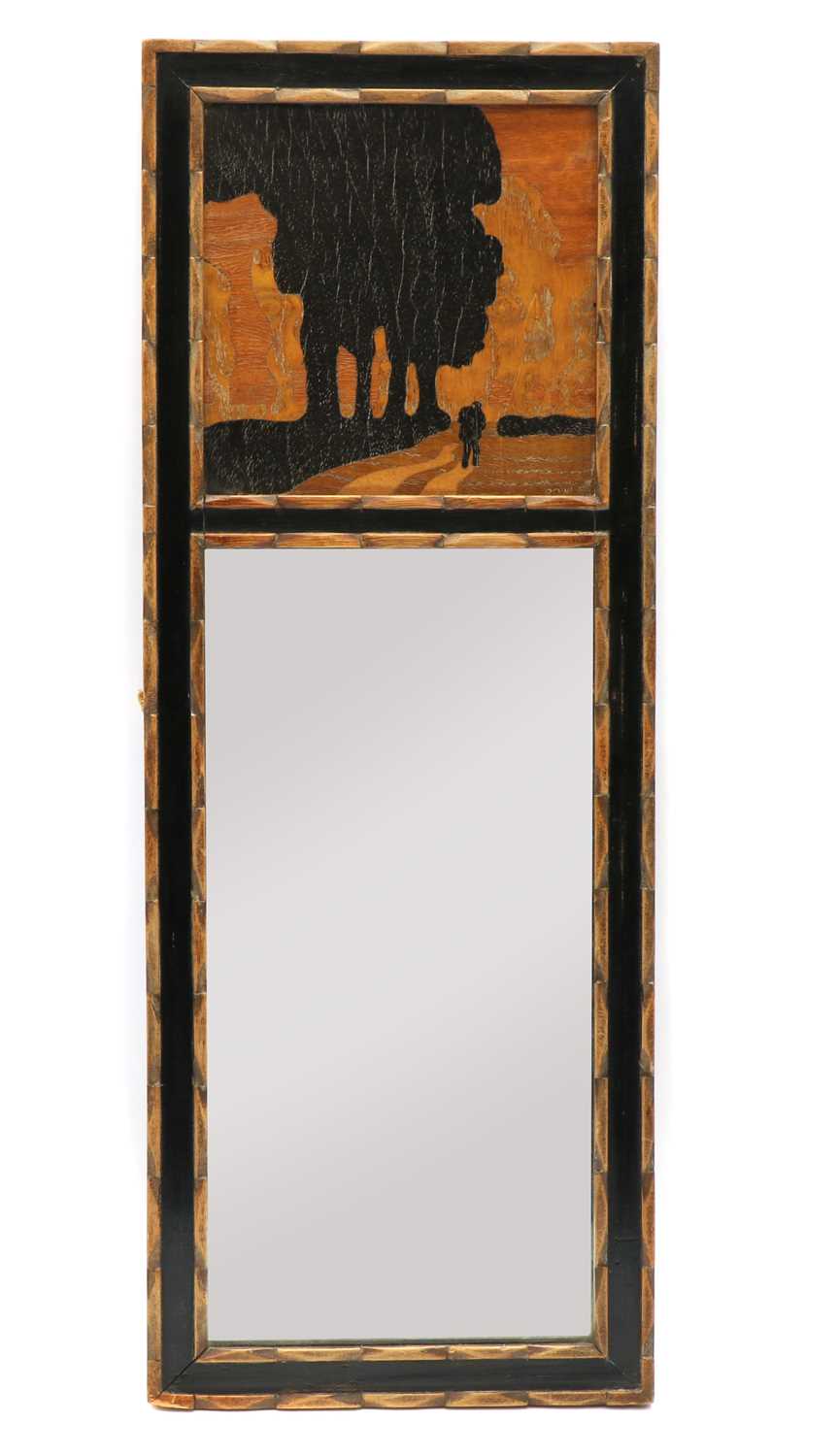 Lot 89 - A Rowley Gallery pier mirror
