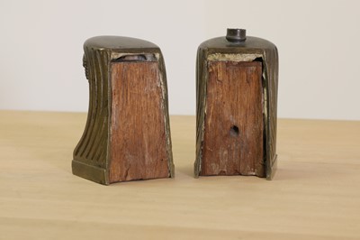 Lot 52 - A pair of Egyptian-style bronze furniture mounts