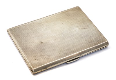 Lot 15 - A silver cigarette case