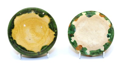 Lot 93 - Two Chinese sancai-glazed earthenware boxes