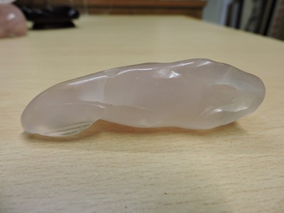 Lot 164 - A group of Chinese rose quartz carvings