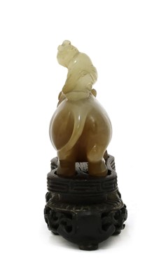 Lot 87 - A Chinese jade carving