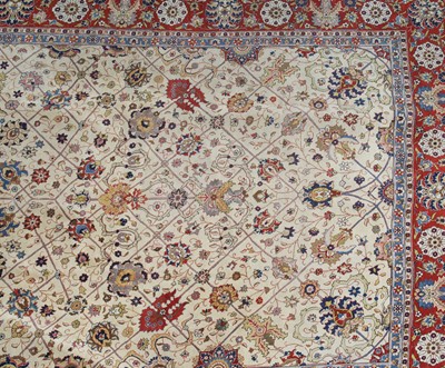 Lot 254 - A Persian wool carpet