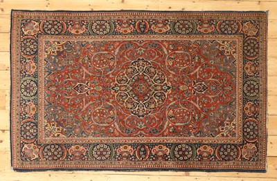 Lot 386 - A Persian wool rug