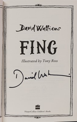 Lot 37 - A collection of nine signed David Walliams books