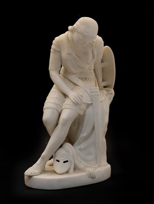 Lot 160 - A Minton Parian ware figure of Clorinda