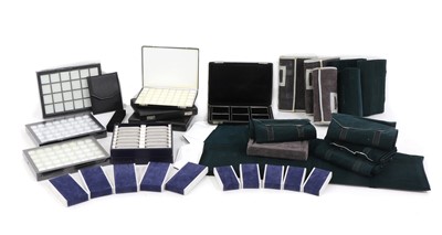 Lot 1564 - A quantity of jewellery travel cases