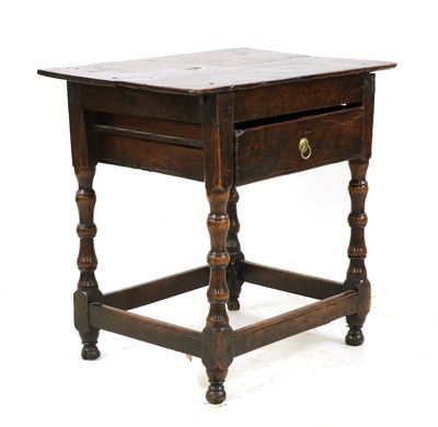 Lot 315 - An oak side table