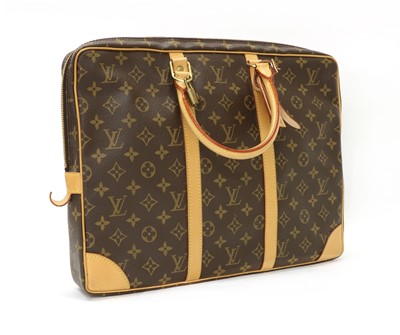 Lot 552 - A Louis Vuitton Porte Document Voyage soft briefcase