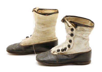 Lot 200 - A pair of Victorian Child's leather boots