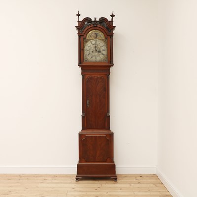 Lot 798 - A George III mahogany longcase clock