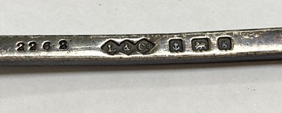 Lot 1053 - A Liberty & Co. Cymric silver jam spoon, designed by Archibald Knox