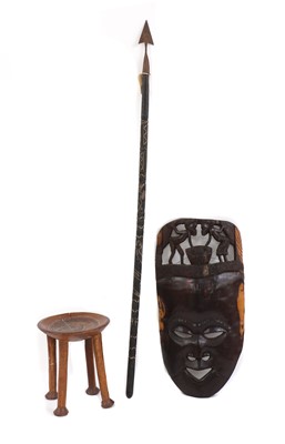 Lot 261 - An African tribal stool