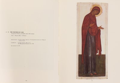 Lot 50 - A large icon of the Mother of God