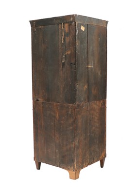 Lot 340 - A Continental inlaid mahogany standing corner cabinet