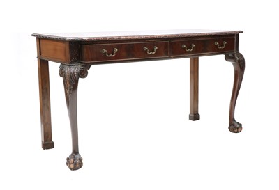 Lot 339 - A mahogany serving table
