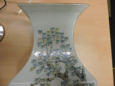 Lot 124 - A Chinese famille rose vase