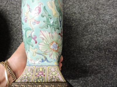 Lot 289 - A Chinese famille rose vase