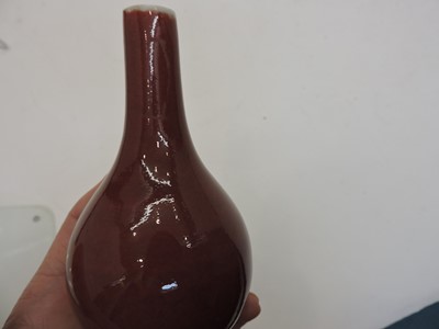 Lot 243 - A collection of Chinese copper-red glazed porcelain