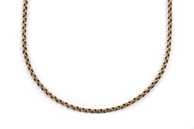 Lot 1142 - A gold belcher chain