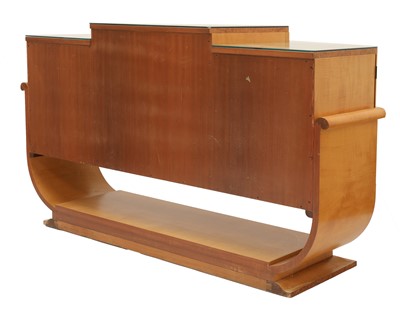 Lot 167 - An Art Deco burr maple sideboard