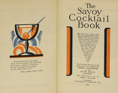 Lot 169 - 'The Savoy Cocktail Book'