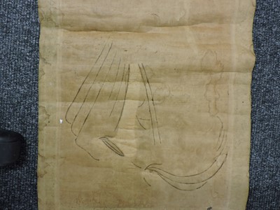 Lot 128 - A Japanese hanging scroll