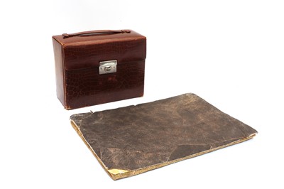 Lot 236 - A mahogany games box