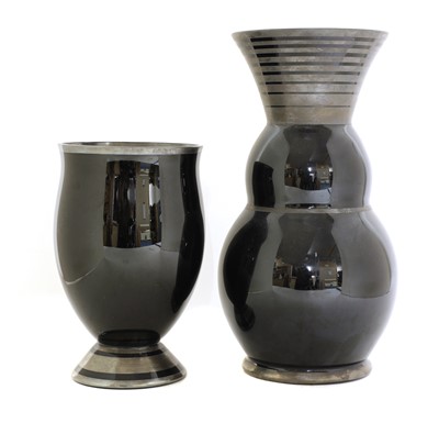 Lot 174 - Two Art Deco glass vases