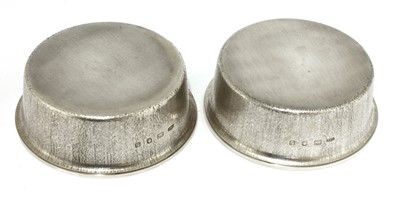 Lot 604 - A pair of modernist silver bowls