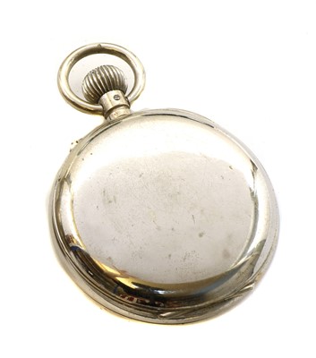 Lot 48 - A silver mounted watch case