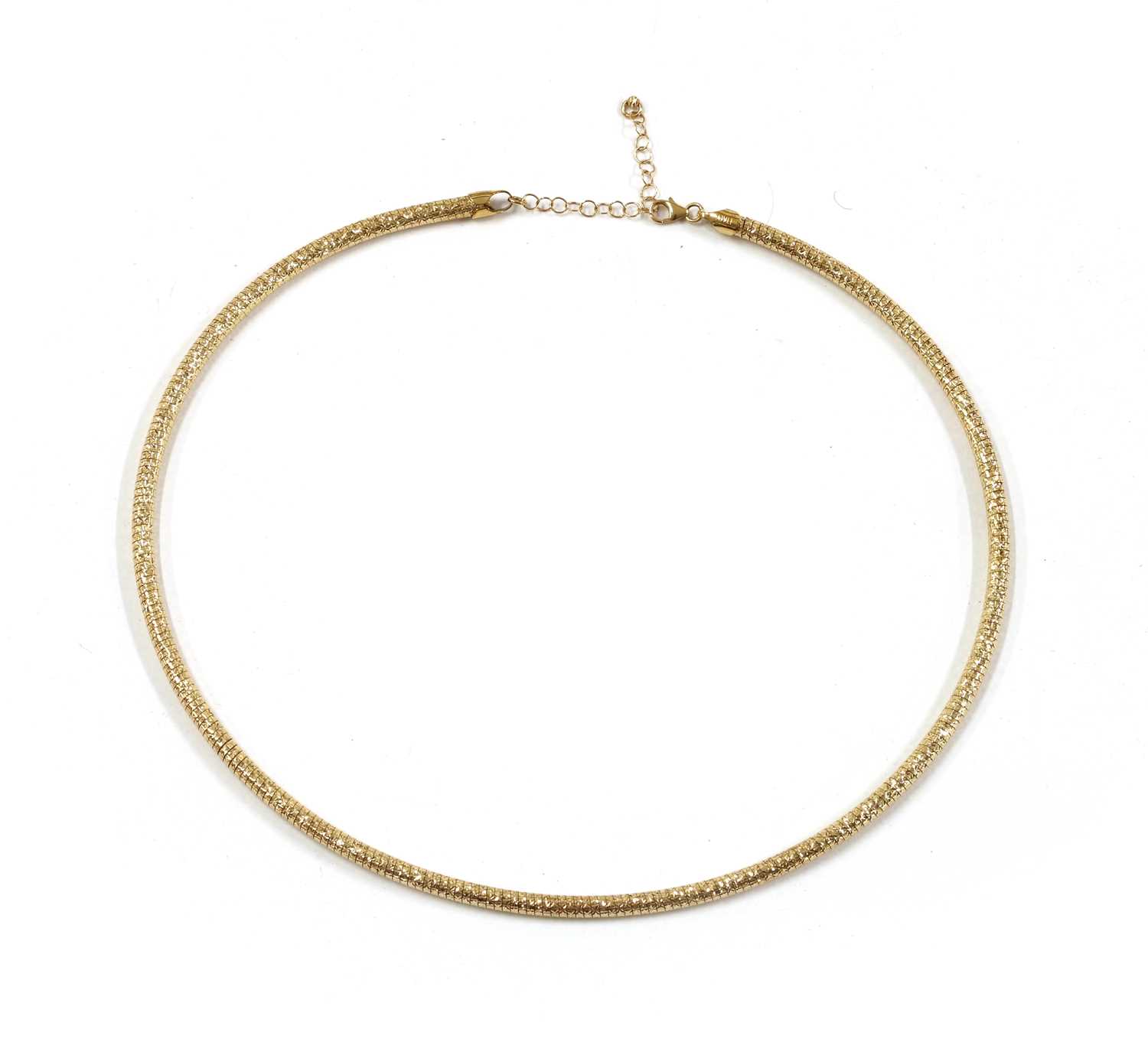Lot 71 - A 9ct gold necklace