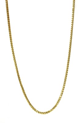 Lot 75 - A 9ct gold filed hollow spiga link chain
