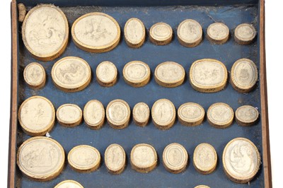 Lot 161 - A collection of seventy Grand Tour plaster intaglios