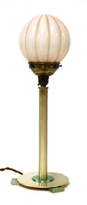 Lot 187 - An Art Deco table lamp