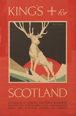 Lot 227 - An LNER poster: 'Kings X for Scotland'