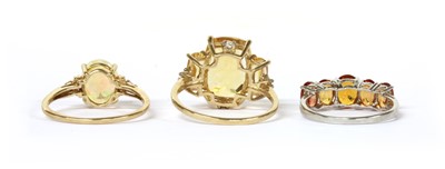 Lot 176 - Three gold rings