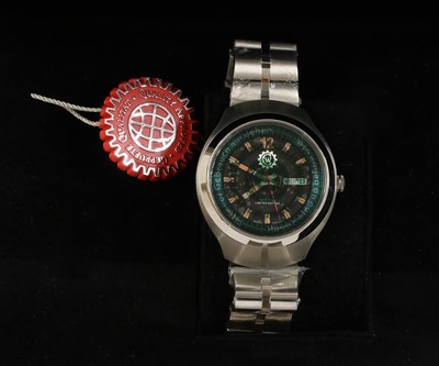 Lot 233 - A gentlemen's limited edition stainless steel Constantin Weisz automatic bracelet watch