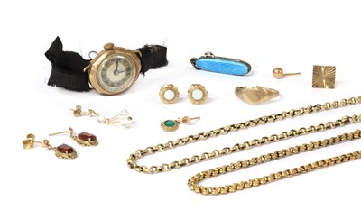 Lot 1416 - A quantity of gold jewellery