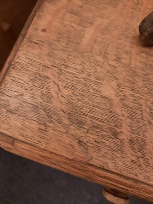 Lot 83 - A Cotswold School oak dressing table