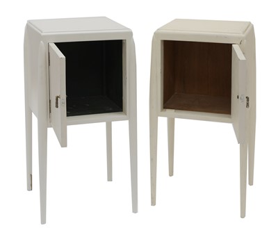 Lot 255 - A pair of Art Deco bedside tables
