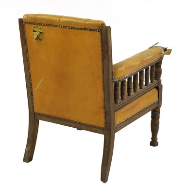 Lot 45 - An Aesthetic Movement library chair