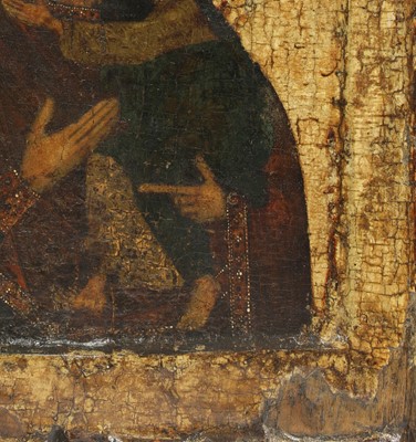 Lot 38 - An icon of the Mother of God of Tenderness