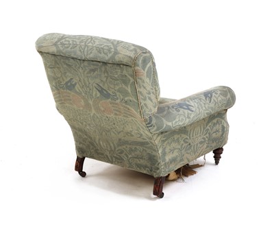 Lot 373 - A Victorian Howard type armchair
