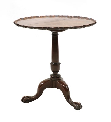 Lot 436 - A George II mahogany tripod table